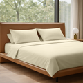 LLM Linens™ CloudLuxe Bamboo Cooling Sheet Set - Soft Ivory