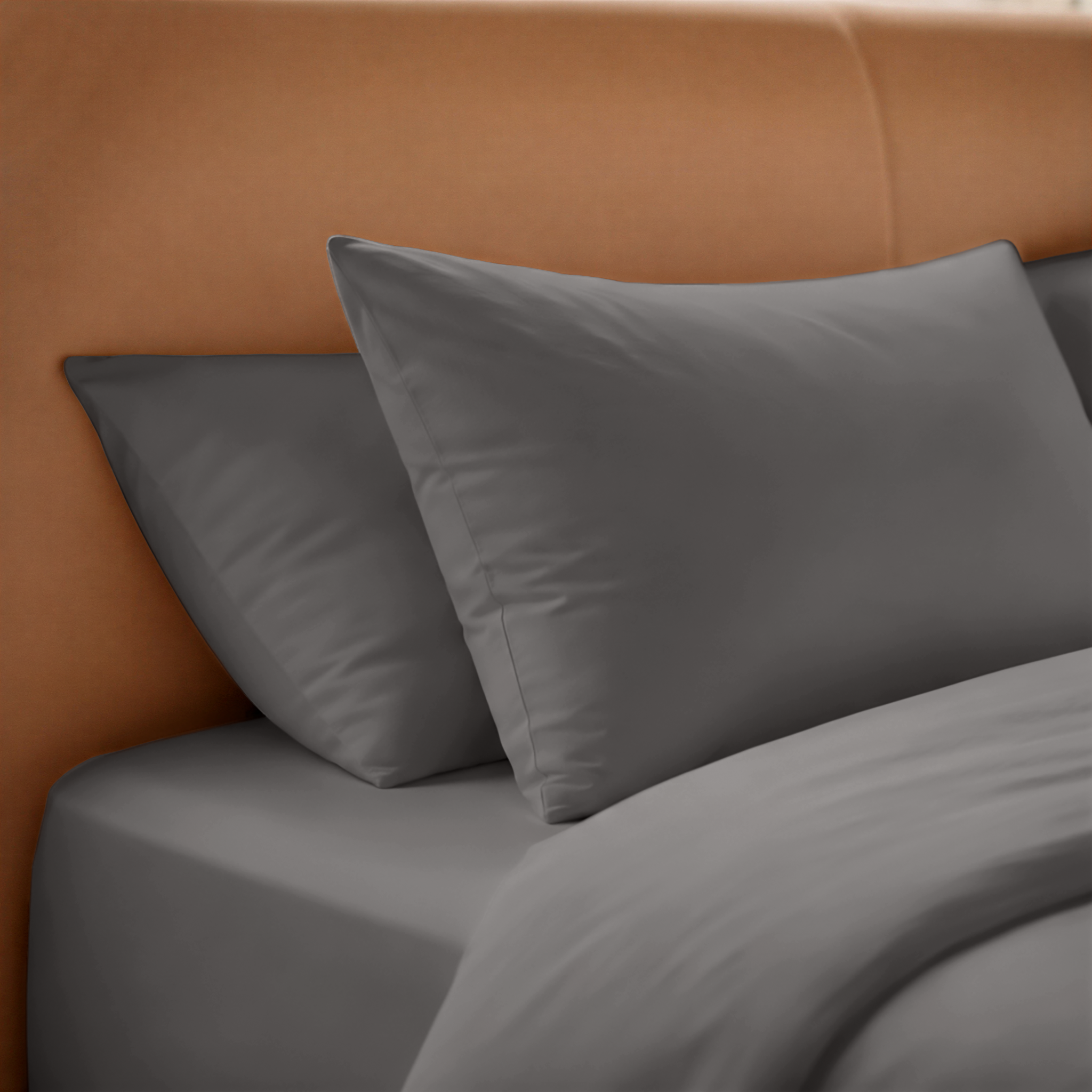 LLM Linens™ CloudLuxe Bamboo Cooling Sheet Set - Slate Gray