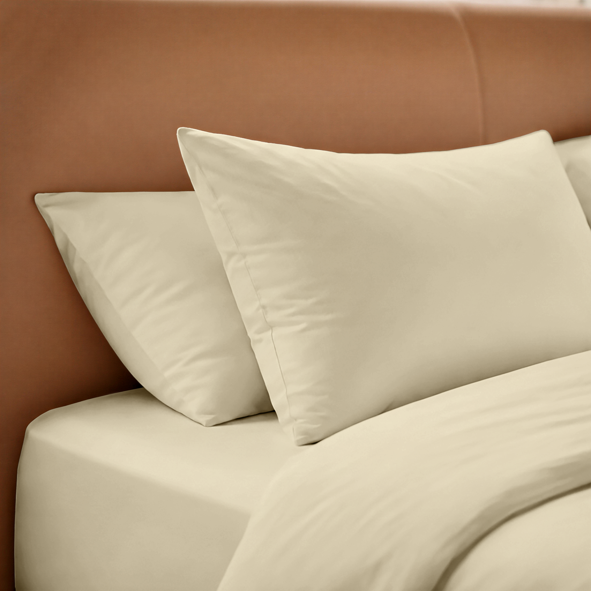 LLM Linens™ CloudLuxe Bamboo Cooling Sheet Set - Soft Ivory