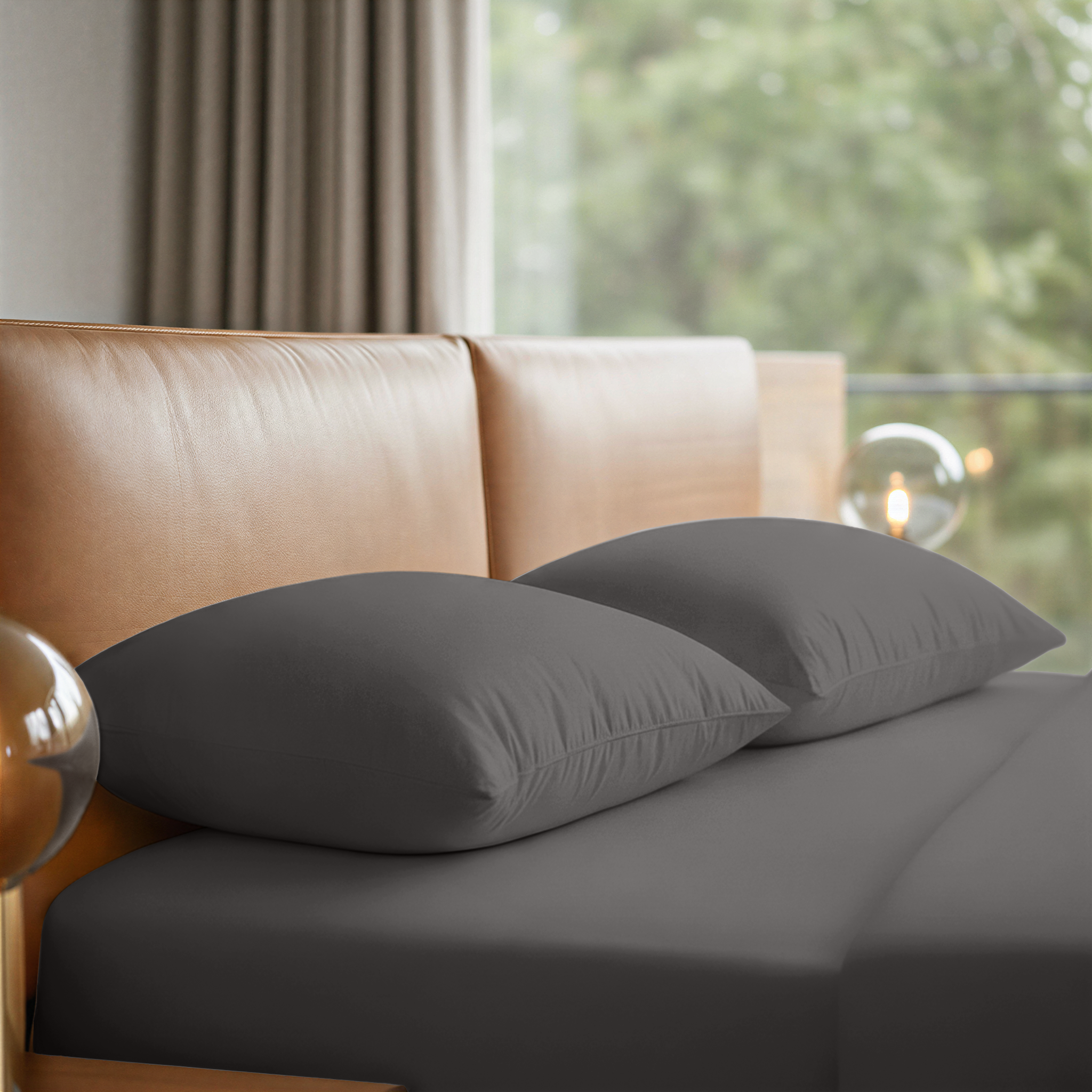 LLM Linens™ CloudLuxe Bamboo Cooling 4 Piece Sheet Set - Queen