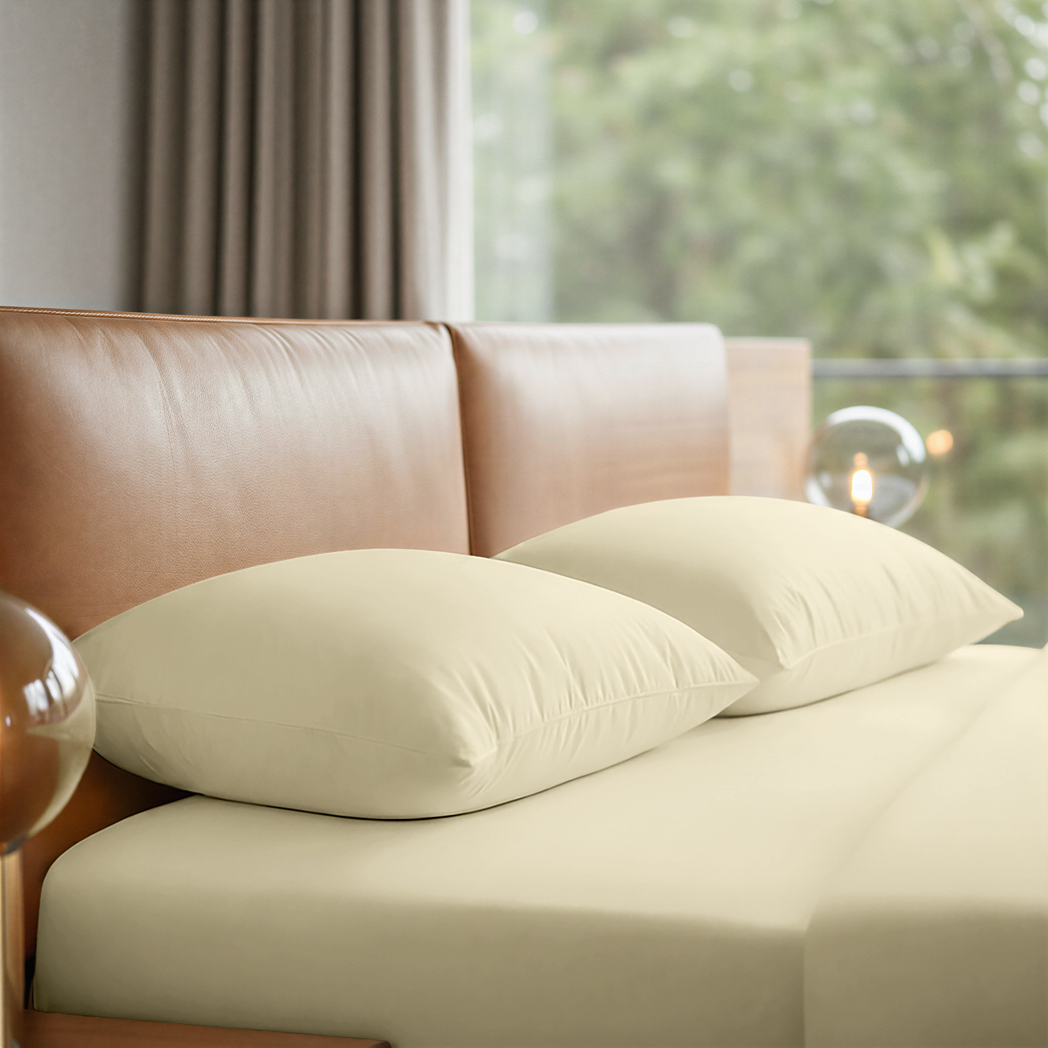 LLM Linens™ CloudLuxe Bamboo Cooling 4 Piece Sheet Set - Queen