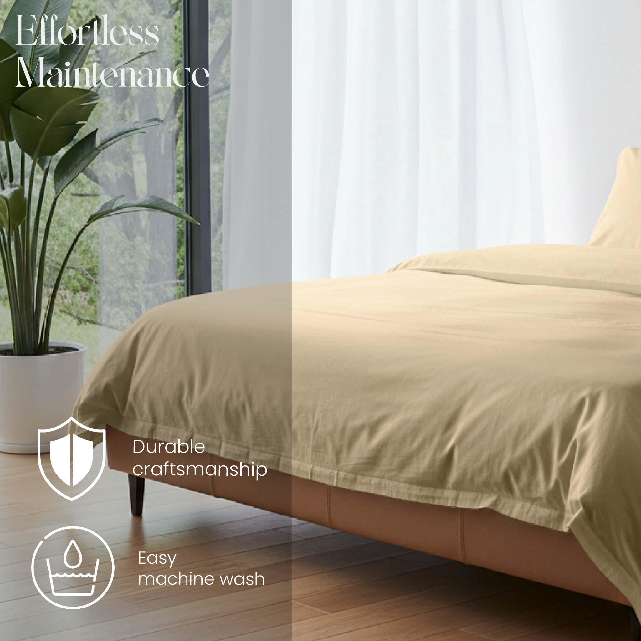 LLM Linens™ CloudLuxe Bamboo Cooling 6 Piece Sheet Set - King