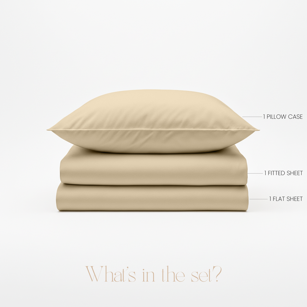 LLM Linens™ CloudLuxe Bamboo Cooling 3 Piece Sheet Set - Twin