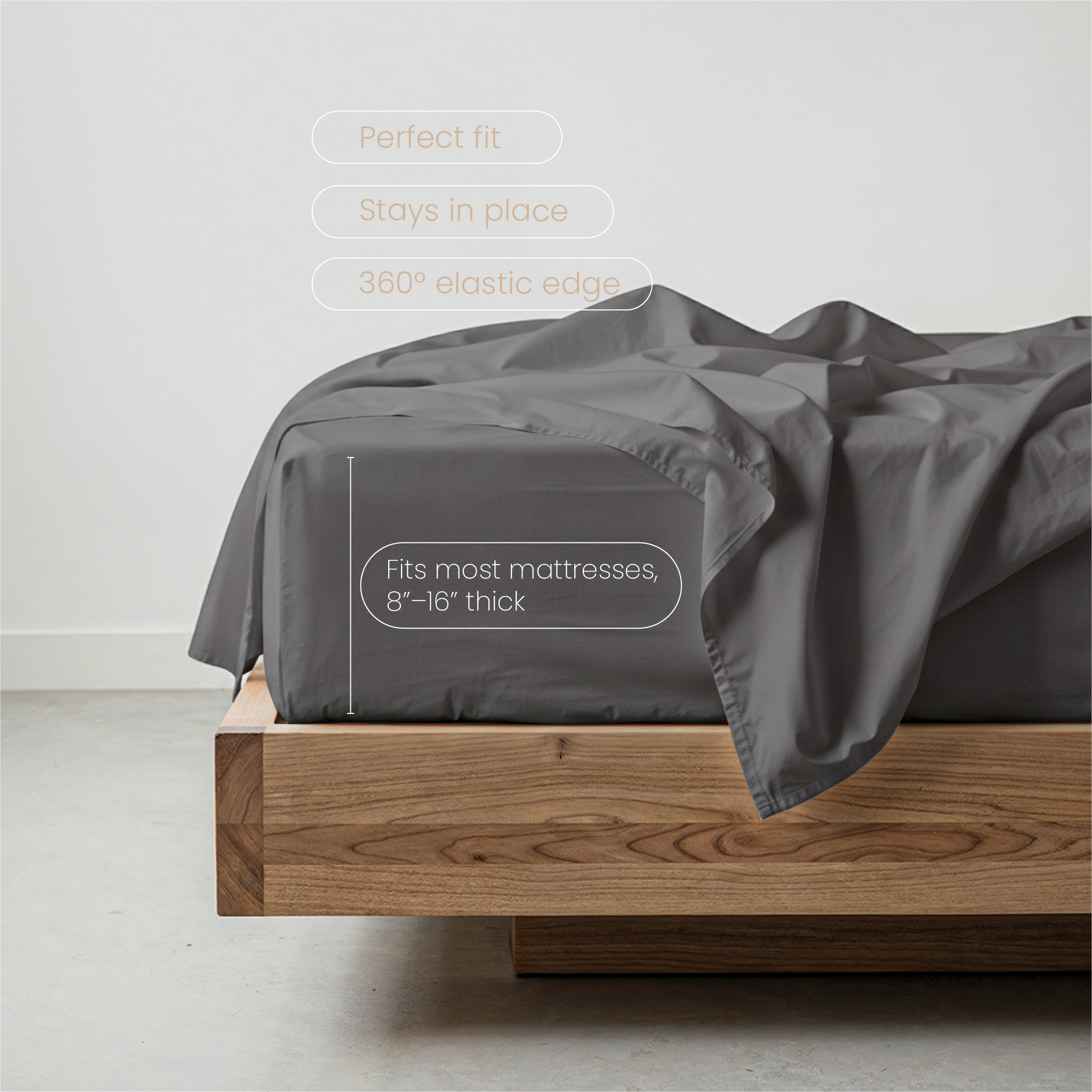 CloudLuxe™ Bamboo Fitted Sheet