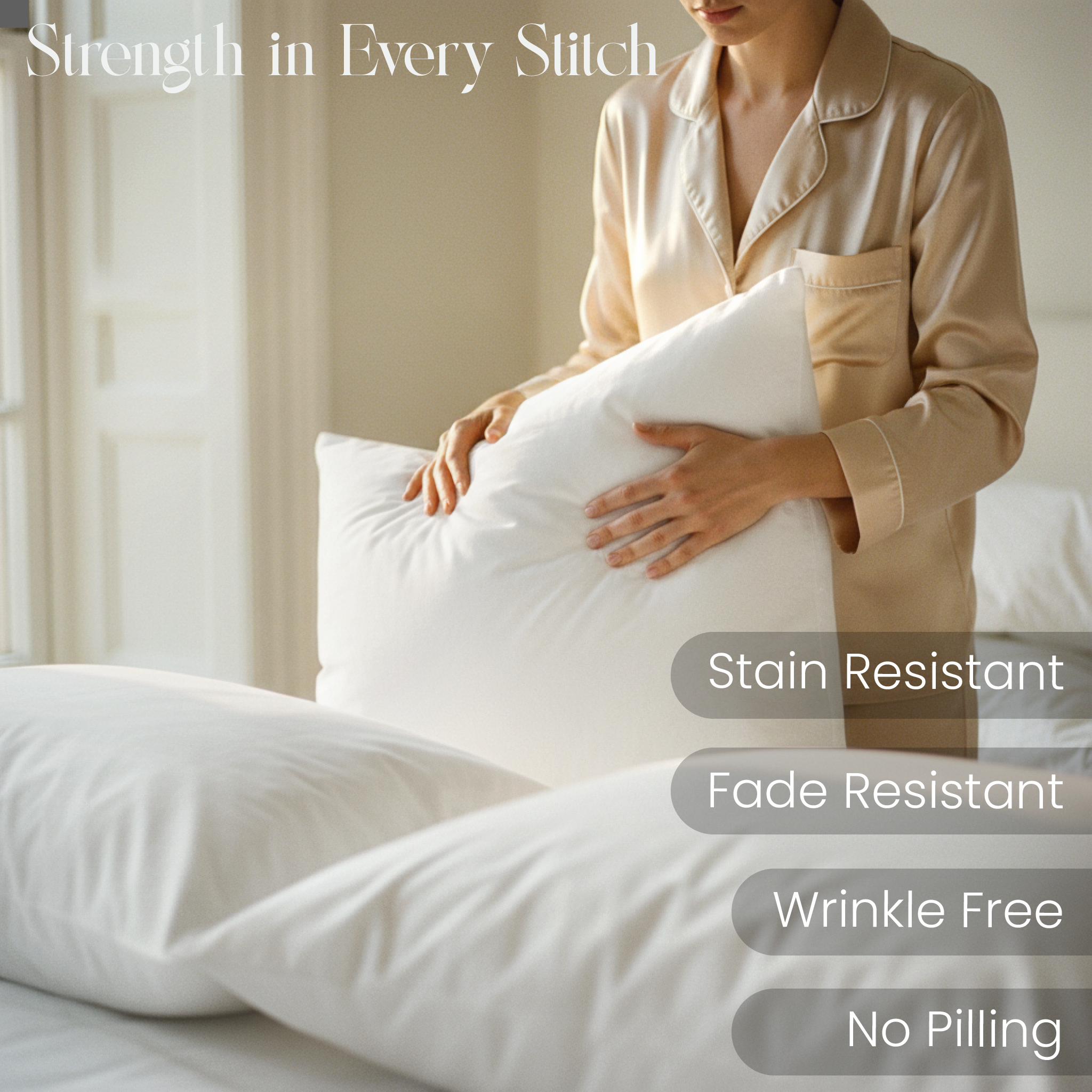 LLM Linens™ CloudLuxe Bamboo Cooling 3 Piece Sheet Set - Twin