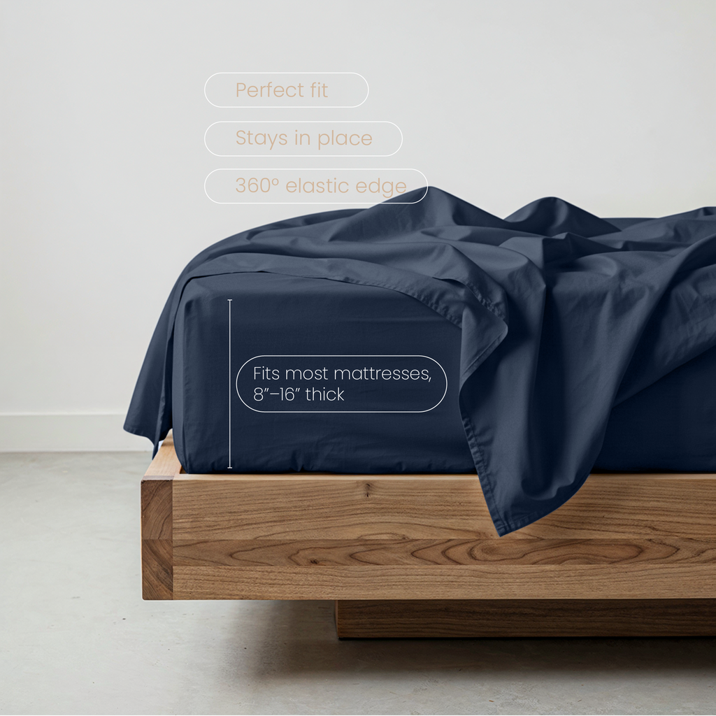 LLM Linens™ CloudLuxe Bamboo Cooling 3 Piece Sheet Set - Twin