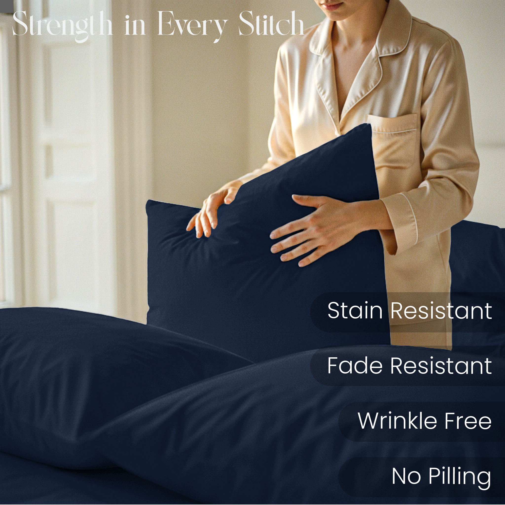 LLM Linens™ CloudLuxe Bamboo Cooling 6 Piece Sheet Set - King