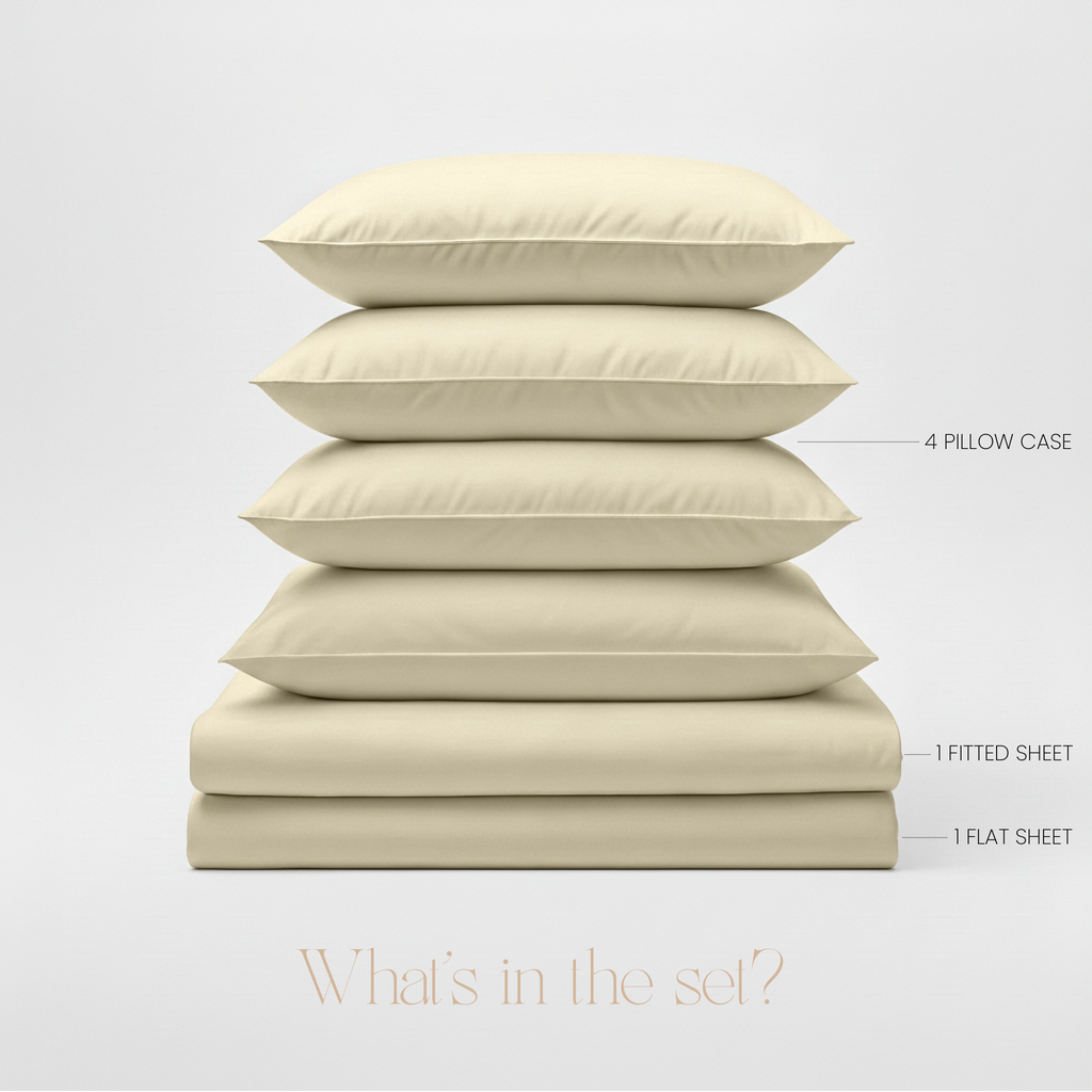 LLM Linens™ CloudLuxe Bamboo Cooling 6 Piece Sheet Set - King