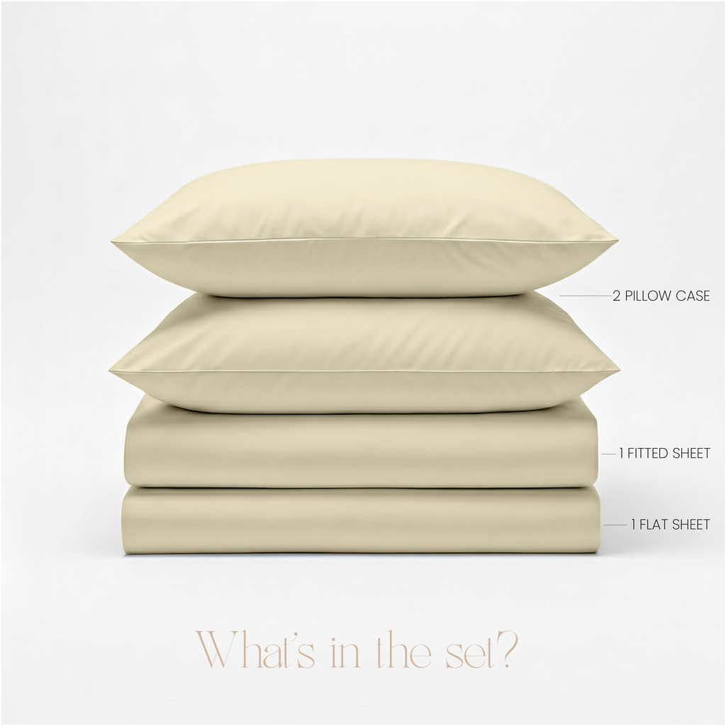 LLM Linens™ CloudLuxe Bamboo Cooling 4 Piece Sheet Set - Split King