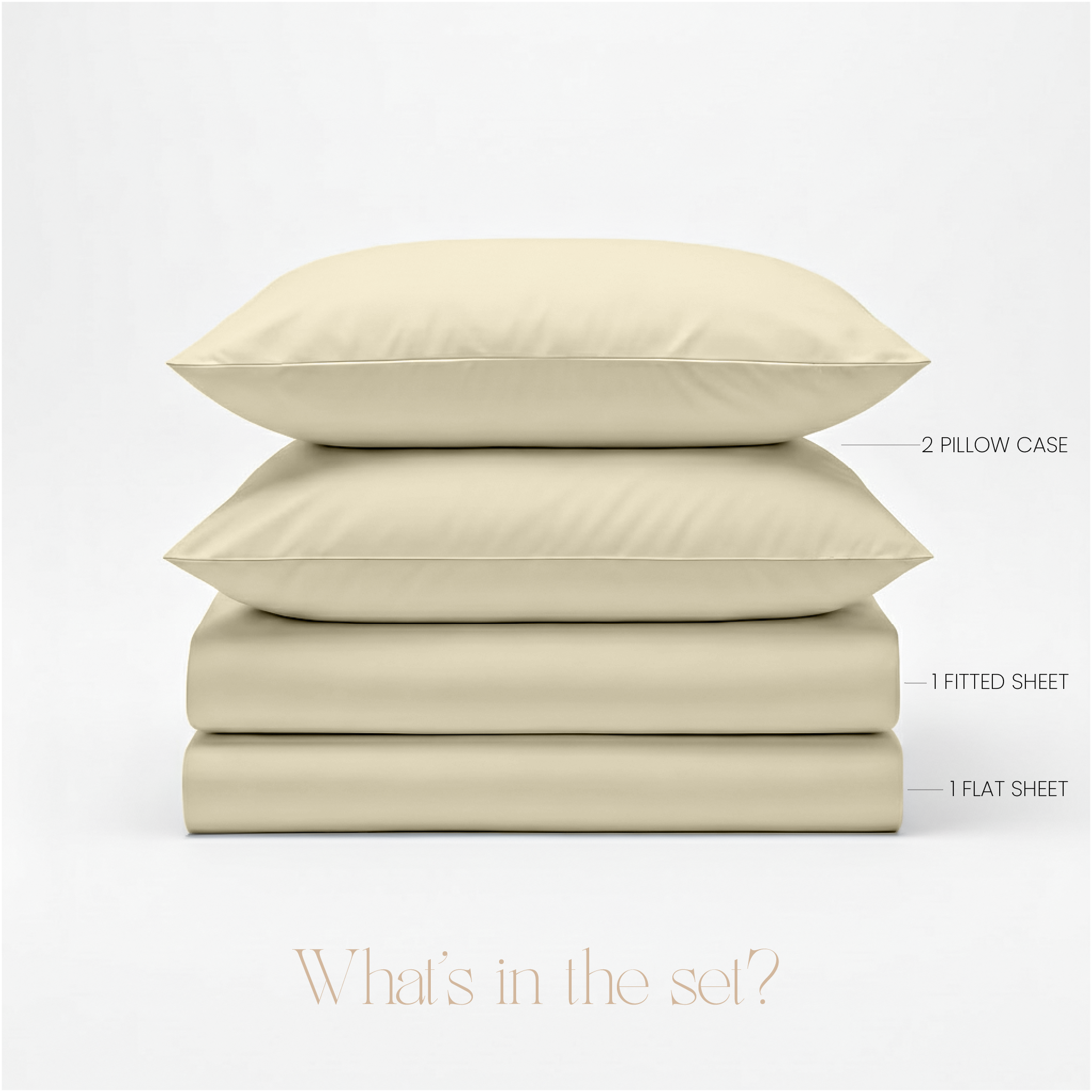 LLM Linens™ CloudLuxe Bamboo Cooling 4 Piece Sheet Set - Split King