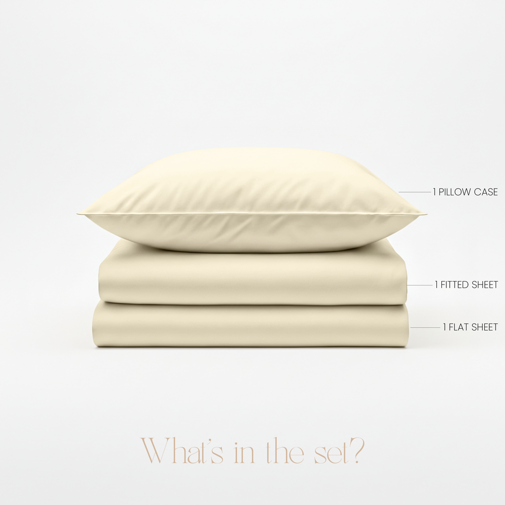 LLM Linens™ CloudLuxe Bamboo Cooling 3 Piece Sheet Set - Twin
