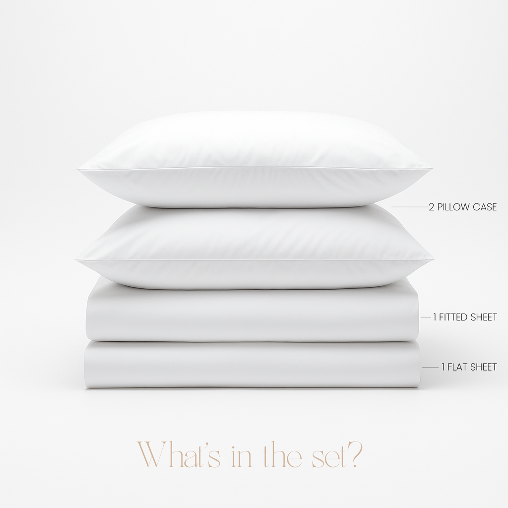 LLM Linens™ CloudLuxe Bamboo Cooling 4 Piece Sheet Set - Queen